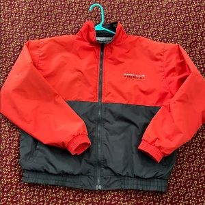 Perry Ellis vintage jacket in red and black